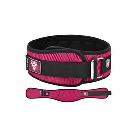 Атлетичний пояс RDX RX4 EVA Curve неопреновий Pink XS (WBE-RX4P-XS)