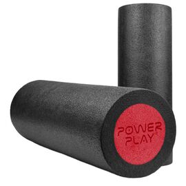Масажный ролик PowerPlay 4021 Fitness Roller 45x15см Чорно-червоний (PP_4021_Bl/Red_(45*15))