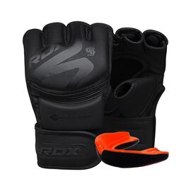 Рукавички для MMA RDX F15 Noir Matte Black S (GGR-F15MB-S)