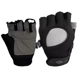 Перчатки для фитнеса PowerPlay 9100 чорно-сірі L (PP_9100_L)