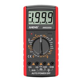 Цифровой мультиметр ANENG AN9205A, V, A, R, F, функція hFE (AN9205A)
