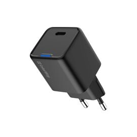 Зарядное устройство ColorWay GaN Mini 25W PD Port PPS USB-C black (CW-CHS052PD-BK)