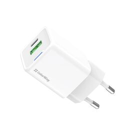 Зарядное устройство ColorWay GaN Mini 30W PD Port PPS USB (Type-C PD + USB QC4.0) white (CW-CHS053PD-WT)