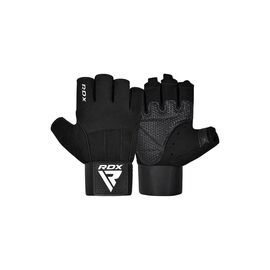 Рукавички для фітнесу RDX W3 with EVA Padding Black S (WGS-W3B-S+)