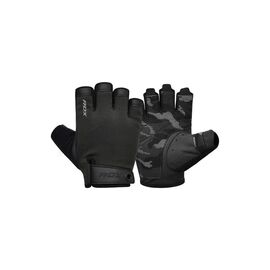 Перчатки для фитнеса RDX T2 Half Black Plus S (WGA-T2HB-S+)