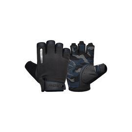 Рукавички для фітнесу RDX T2 Half Blue Plus L (WGA-T2HU-L+)