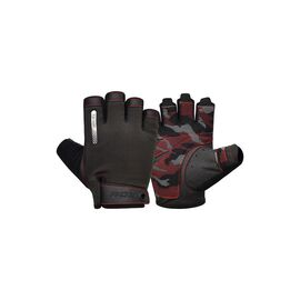 Рукавички для фітнесу RDX T2 Half Red M (WGA-T2HR-M)