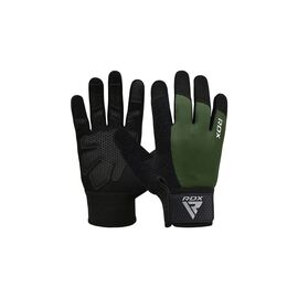 Рукавички для фітнесу RDX W1 Full Finger Army Green S (WGA-W1FA-S+)