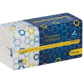 Бумажные полотенца Parus 2 слоя 120 шт. (4820205440205)
