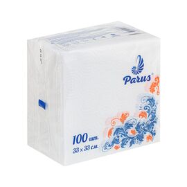 Салфетки столовые Parus 1 слой 33х33 см 100 шт. (4820205440243)