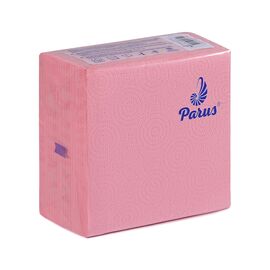 Серветки столові Parus 1 шар 33х33 см Рожеві 100 шт. (4820205440342)