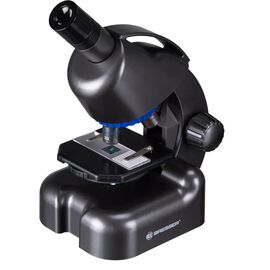 Микроскоп Bresser Junior CM-04 100x-900x Black з набором для дослідів і адаптером для смартфона (14951) (931504)