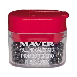Грузило Maver набір Pallini Supercalibrati Teneri 1/0 (0.365g) (1300.36.07)