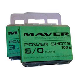 Грузило Maver набір Power Shots 10/0 (2.817g) 100g (1300.36.04)