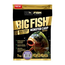 Прикормка Real Fish Big Fish Monster Carp Мідія 1kg (809.00.16)
