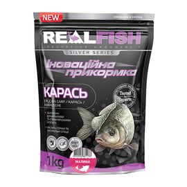 Прикормка Real Fish Silver Series Карась Малина 1kg (809.00.20)