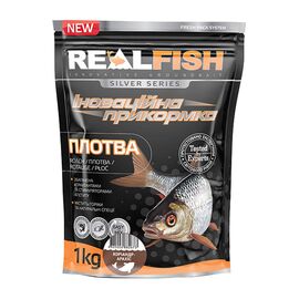 Прикормка Real Fish Silver Series Плотва Коріандр-арахіс 1kg (809.00.33)