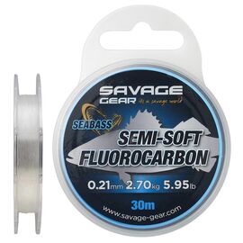 Флюорокарбон Savage Gear Semi-Soft Seabass 30m 0.29mm 4.79kg Clear (1854.18.67)