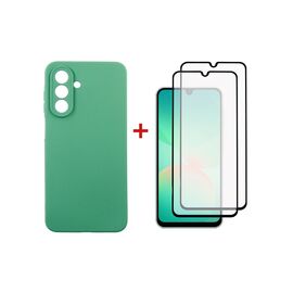 Чехол для мобильного телефона Dengos Kit Samsung Galaxy A26 Soft + 2 pcs glass (Mint) (DG-CTG2P-12)