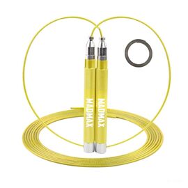 Скакалка MadMax MFA-286 Speed jump rope швидкісна Жовта (MFA-286-YEL-U)