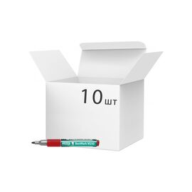 Маркер Stanger водостойкий, 1-3 мм, с гриппом красный 10 шт (MARKER-PER-STM250R10)