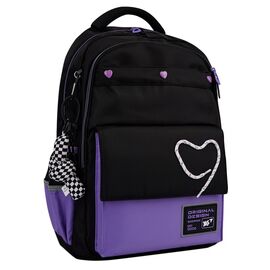 Рюкзак школьный Yes Purple Hearts TS-48 (559923)