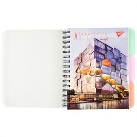 Блокнот Yes А5 Futuristic architecture 144 аркуша пластикова обкладинка (681956)