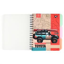Блокнот Yes А5 Off road vehicle 144 листа пластиковая обложка (681957)