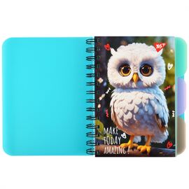 Блокнот Yes В6 Owl 144 листа пластиковая обложка (681993)