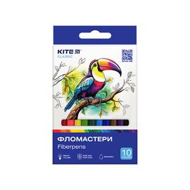 Фломастери Kite Classic 10 кольорів (K-455)