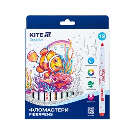 Фломастери Kite Creative Superwashable 12 кольорів (K-1152)