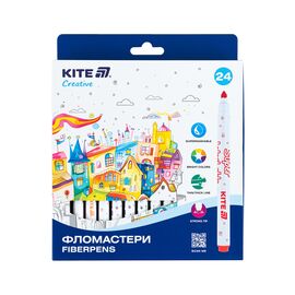 Фломастеры Kite Creative Superwashable 24 цветов (K-1153)