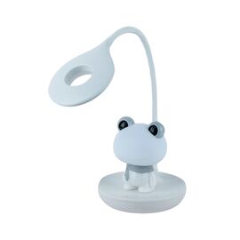 Настольная лампа Kite Froggy LED с аккумулятором, белая (K24-492-3-1)