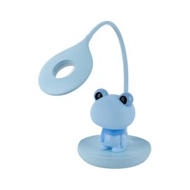 Настольная лампа Kite Froggy LED с аккумулятором, голубая (K24-492-3-3)