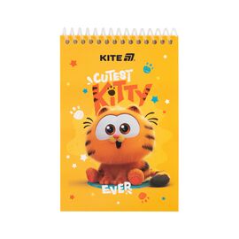 Блокнот Kite на спирали Garfield А6, 48 листов, нелинованный (GF25-196)