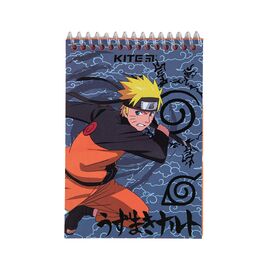 Блокнот Kite на спирали Naruto А6, 48 листов, нелинованный (NR23-196-2)