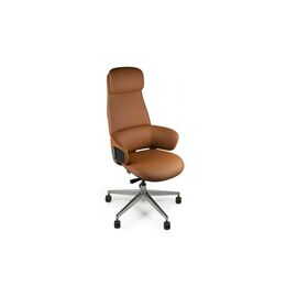 Офисное кресло Barsky Lux Leather brown LC-02 (LC-02)