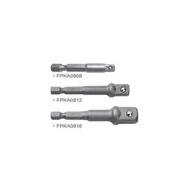Адаптер для инструмента Toptul под шуруповерт 1/4" 3шт. 1/4", 3/8", 1/2" (GAAR0301)