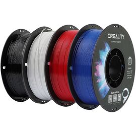 Пластик для 3D-принтера Creality PETG 1.75мм, black+white+red+blue, 4x1кг (3301030084)