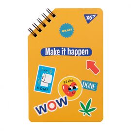 Блокнот Yes 95х145 60 листов на спирали Sticky mood без линовки (151823)