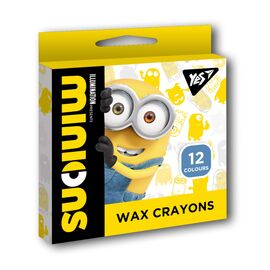 Карандаши цветные Yes Minions воскові 12 шт (590140)