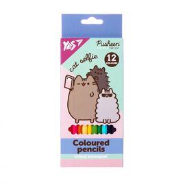 Карандаши цветные Yes Pusheen 12 кольорів (290761)
