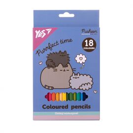 Карандаши цветные Yes Pusheen 18 кольорів (290766)