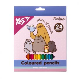 Карандаши цветные Yes Pusheen 24 кольорів (290771)
