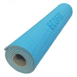 Килимок для фітнесу Ecofit двошаровий 1830х610х6мм блакитний MD9038 (К00019154)