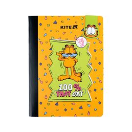 Блокнот Kite с магнитной закладкой Garfield А5, 60 листов, клетка (GF25-192)