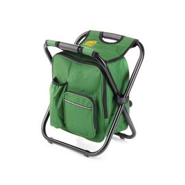 Стілець складаний СИЛА 28х35х43 см сталевий каркас D19mm з термосумкою (960768)