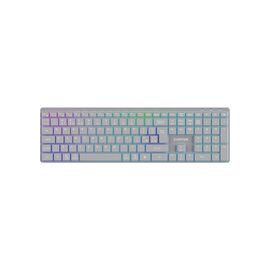 Клавиатура Canyon HKB-W11 Slim Dual Mode Wireless/Bluetooth RGB UA Grey (CNS-HBTK11G)