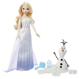 Кукла Disney Frozen Эльза и Олаф Лепим снежки (HYH10)