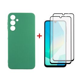 Чехол для мобильного телефона Dengos Samsung Galaxy A16 Soft + glass 2pcs (Mint) (DG-CTG2P-11)